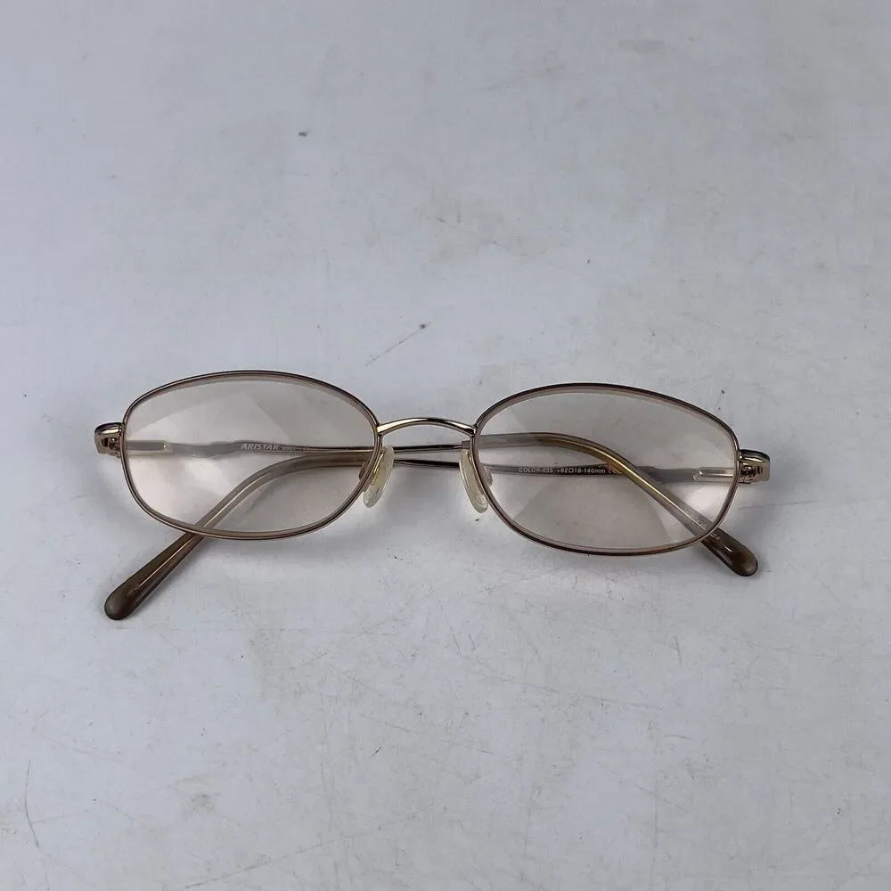 ARISTAR by CHARMANT 6867 Eyeglasses Frame Women Gold Metal Full‎ Rim 52-18-140